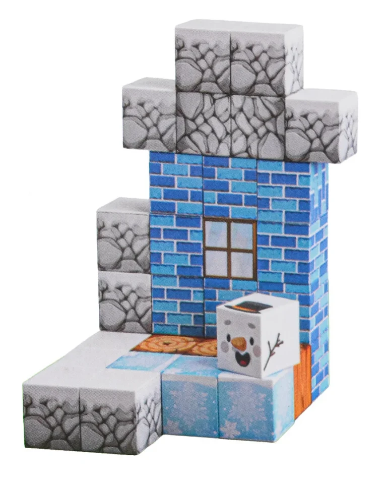 Set Magnetskih Kockica I Blokova 384 Komada 11