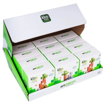 Set Magnetskih Kockica I Blokova 384 Komada 14