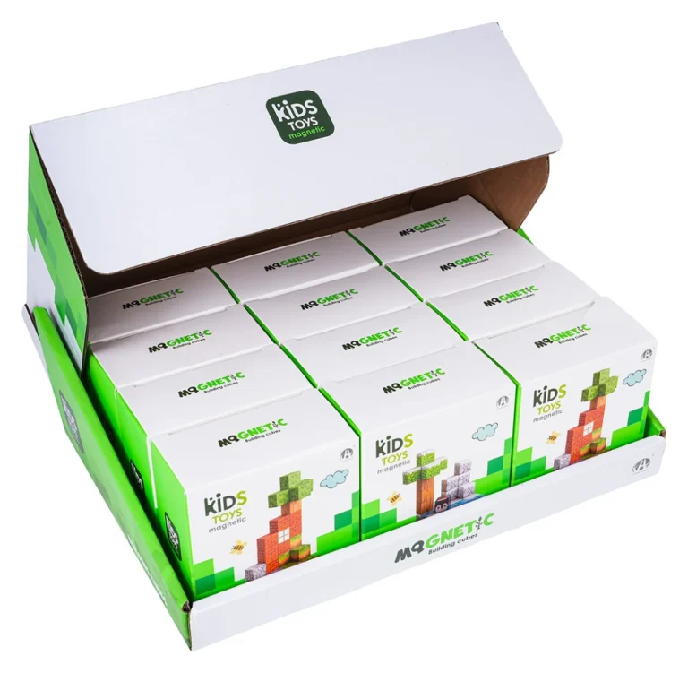 Set Magnetskih Kockica I Blokova 384 Komada 14