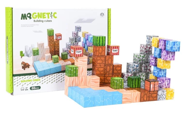 Set Magnetskih Kockica I Blokova 88 Komada 6