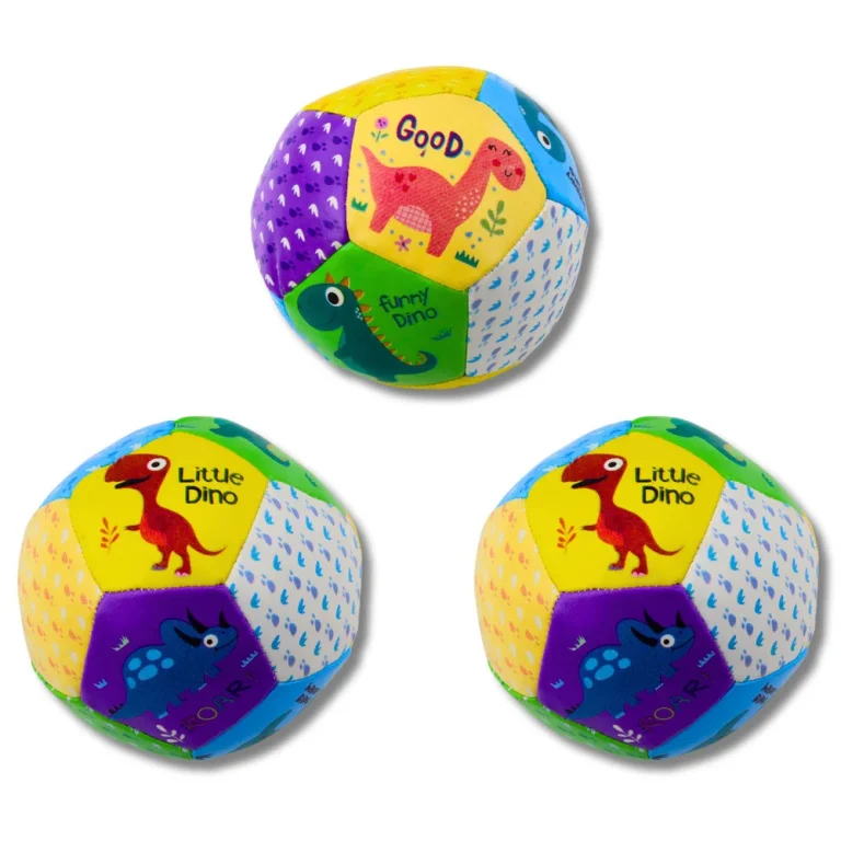Set Mekanih Loptica S Dinosaurima Ø 9 Cm, 3 Kom 3