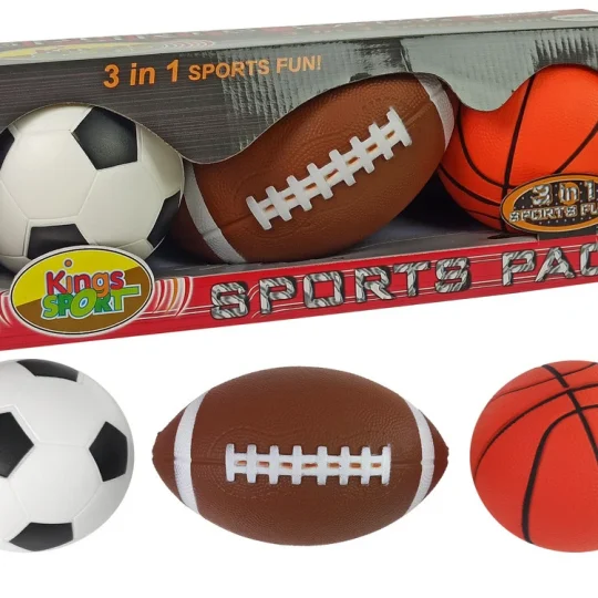 Set Mekih Sportskih Lopti 3 U 1 1