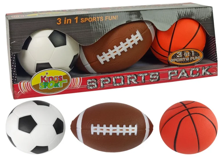 Set Mekih Sportskih Lopti 3 U 1 1