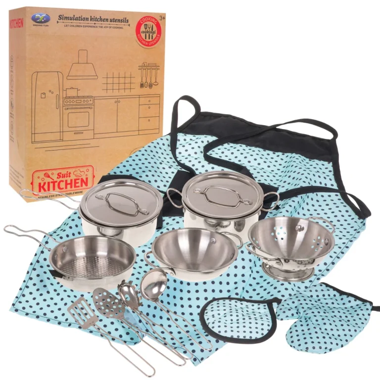 Set Metalnih Lonaca 13 Dijelova + Pregača 3+ 2