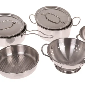 Set Metalnih Lonaca 13 Dijelova + Pregača 3+ 6