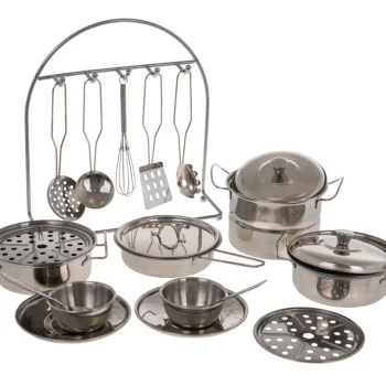 Set Metalnih Lonaca 23 Dijela + Pregača 3+ 2