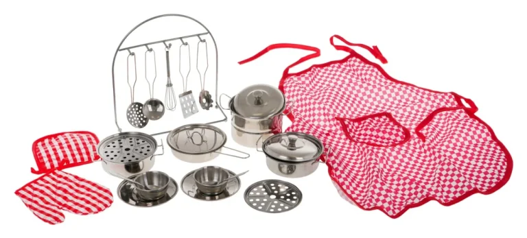 Set Metalnih Lonaca 23 Dijela + Pregača 3+ 3