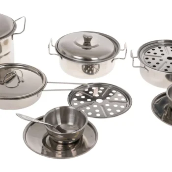 Set Metalnih Lonaca 23 Dijela + Pregača 3+ 5
