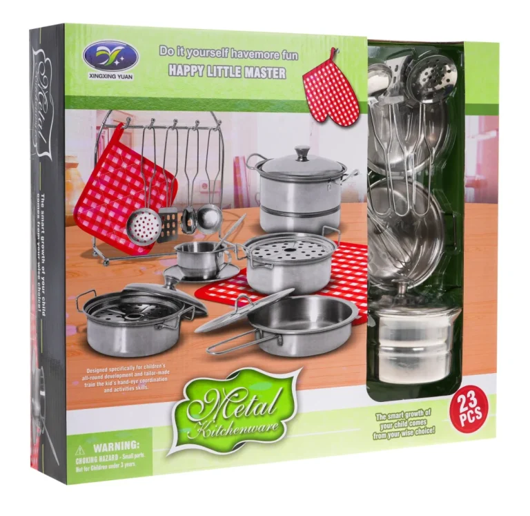 Set Metalnih Lonaca 23 Dijela + Pregača 3+ 7