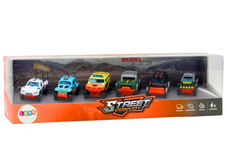 Set Metalnih Terenskih Autića 1:64 (6 Kom) 3