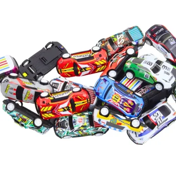Set Mini Automobila U Koferu, 25 Kom., Prometni Znakovi I Ploča 3