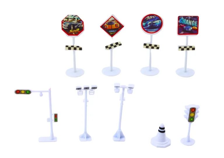 Set Mini Automobila U Koferu, 25 Kom., Prometni Znakovi I Ploča 4