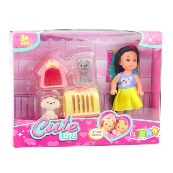 Set Mini Lutke S Psom, Kućicom I Nosačem, 12 Cm 3