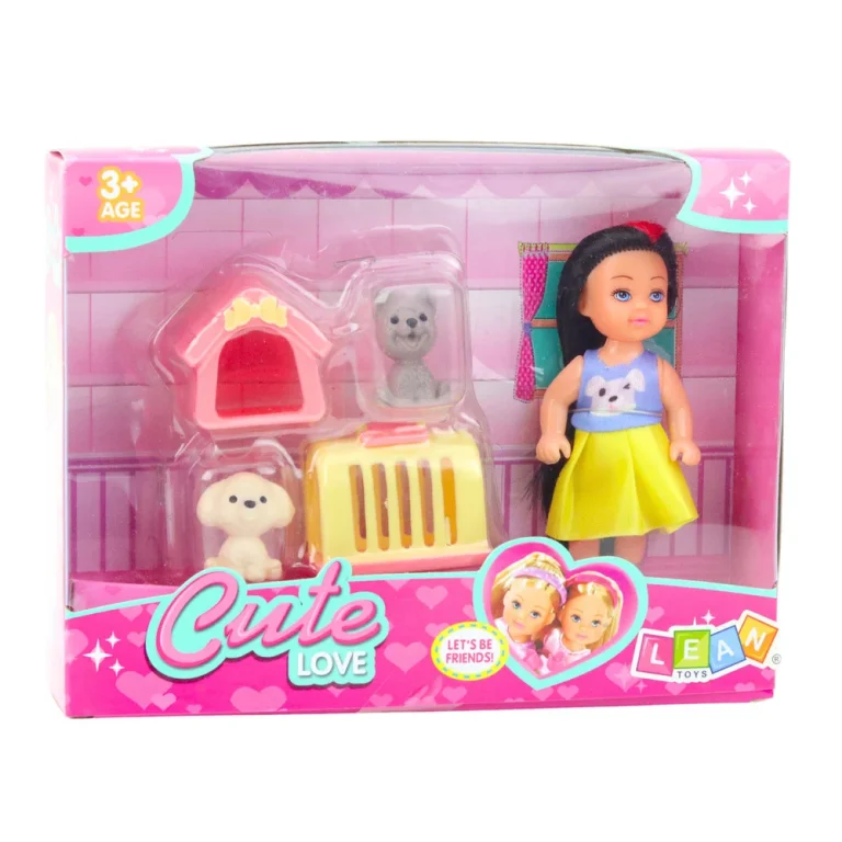 Set Mini Lutke S Psom, Kućicom I Nosačem, 12 Cm 3