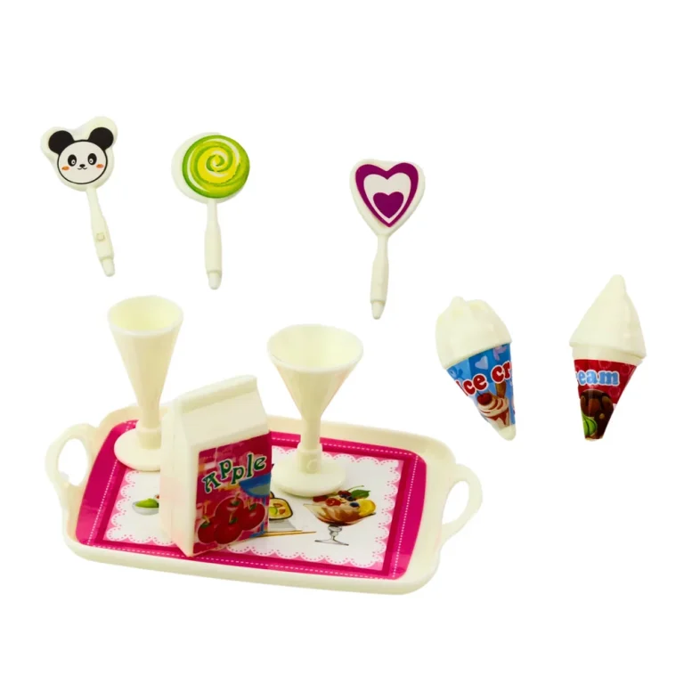 Set Mini Lutke U Plavoj Haljini Sa Slatkim Dodacima, 12 Cm 3