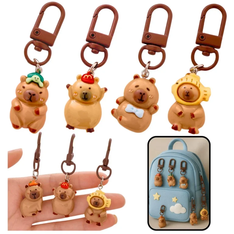 Set Mini Privjesaka Kapibara, 4 Kom 1