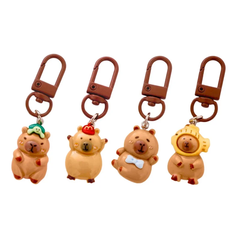 Set Mini Privjesaka Kapibara, 4 Kom 2