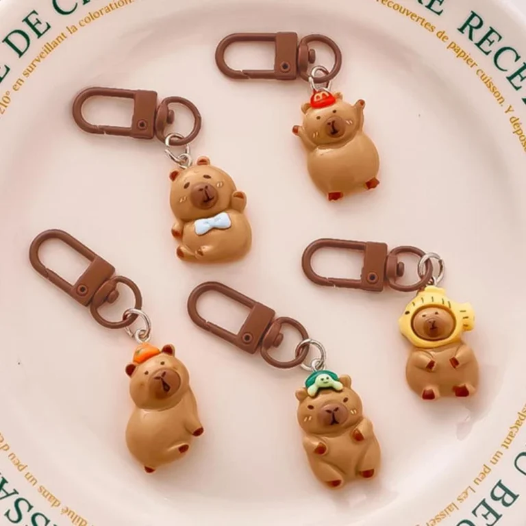 Set Mini Privjesaka Kapibara, 4 Kom 8