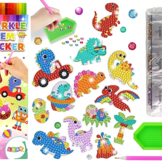 Set Naljepnica Za Dijamantni Vez, Dinosauri 1