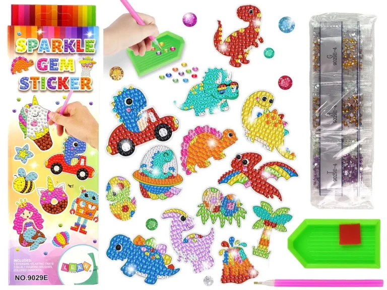 Set Naljepnica Za Dijamantni Vez, Dinosauri 1
