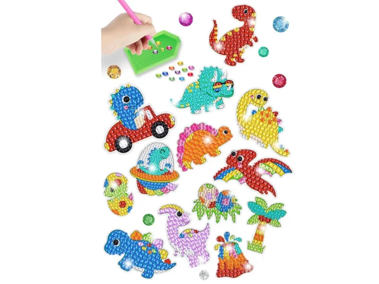 Set Naljepnica Za Dijamantni Vez, Dinosauri 2