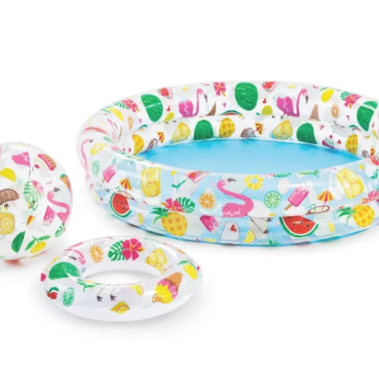 Set Napuhljivog Bazena S Kuglom I Lopticom 122 × 25 Cm, Intex 59460 1