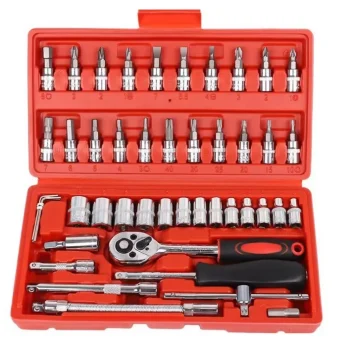 Set Nasadnih Ključeva 6,35 Mm, 46 Dijelova U Kutiji 3