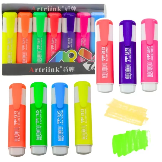 Set Neonskih Markera Za Isticanje, 7 Komada 1
