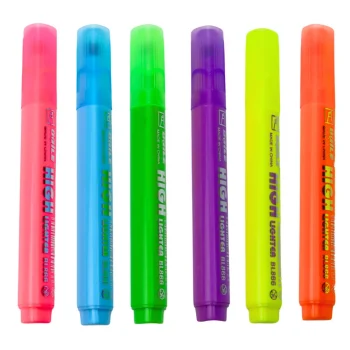 Set Neonskih Markera Za školu I Ured, 6 Komada 2