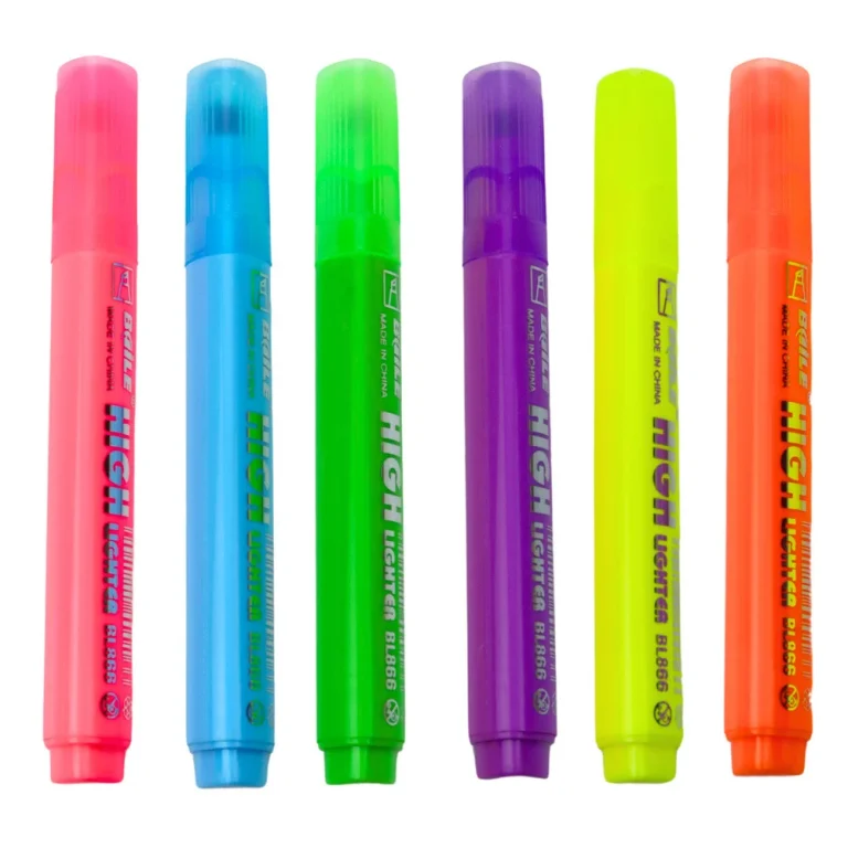 Set Neonskih Markera Za školu I Ured, 6 Komada 2