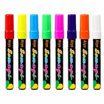 Set Neonskih Tekućih Markera S Vrhom Dlijeta, 8 Komada 2