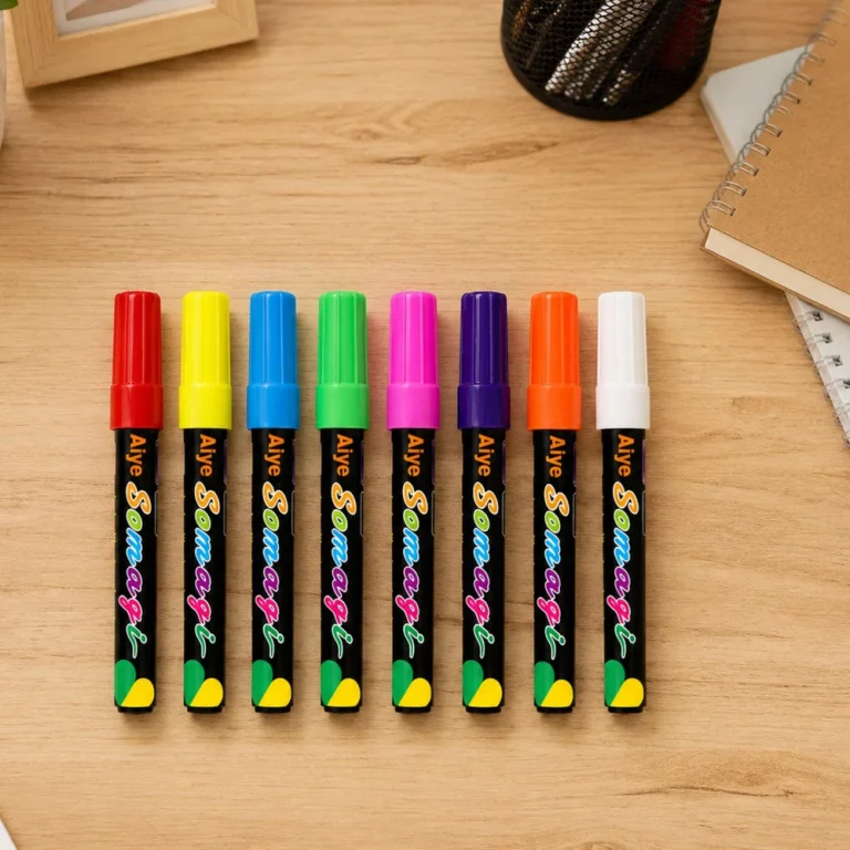Set Neonskih Tekućih Markera S Vrhom Dlijeta, 8 Komada 3