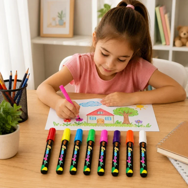 Set Neonskih Tekućih Markera S Vrhom Dlijeta, 8 Komada 5