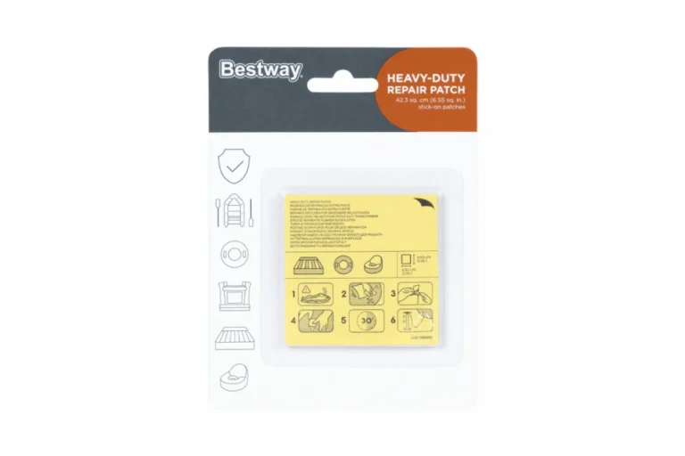 Set Od 10 Bestway Pvc Zakrpa Za Popravak 6,5x6,5 Cm 1