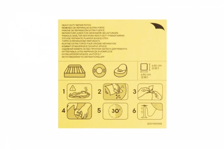Set Od 10 Bestway Pvc Zakrpa Za Popravak 6,5x6,5 Cm 3