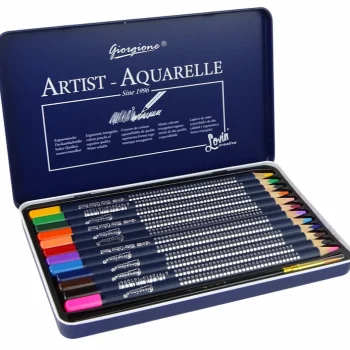 Set Od 12 Akvarelnih Olovaka U Metalnoj Posudi, 17 Cm 2