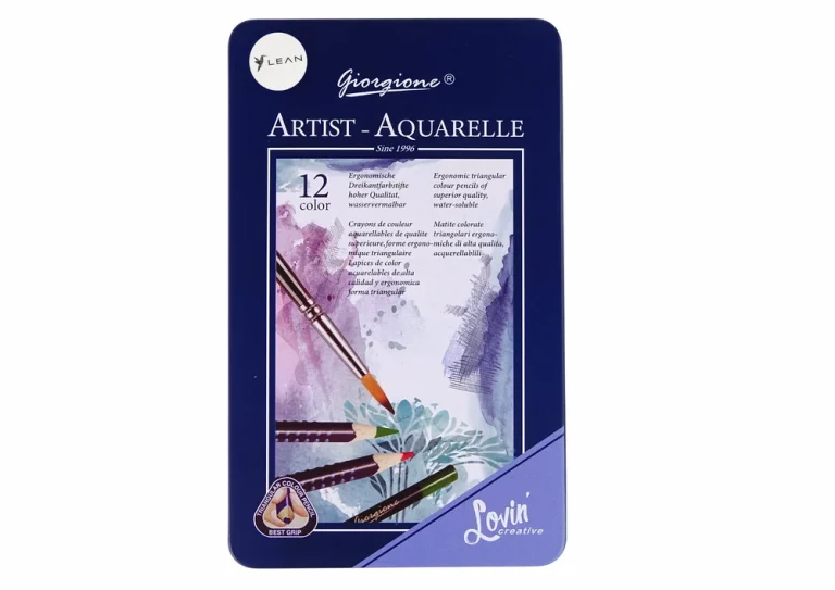 Set Od 12 Akvarelnih Olovaka U Metalnoj Posudi, 17 Cm 3