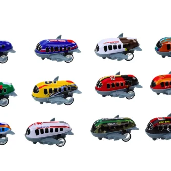 Set Od 12 Autića Aviona Na Motor I Prometnih Znakova, 5 Cm 2