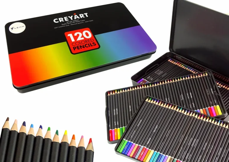 Set Od 120 Umjetničkih Bojica U Metalnoj Posudi, 3 Etaže 1