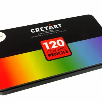 Set Od 120 Umjetničkih Bojica U Metalnoj Posudi, 3 Etaže 3