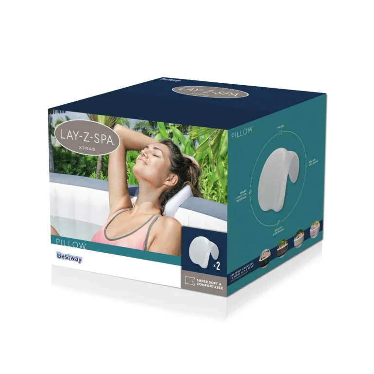 Set Od 2 Jastuka Za Naslon Za Glavu Za Lay Z Spa Jacuzzi Bestway 5