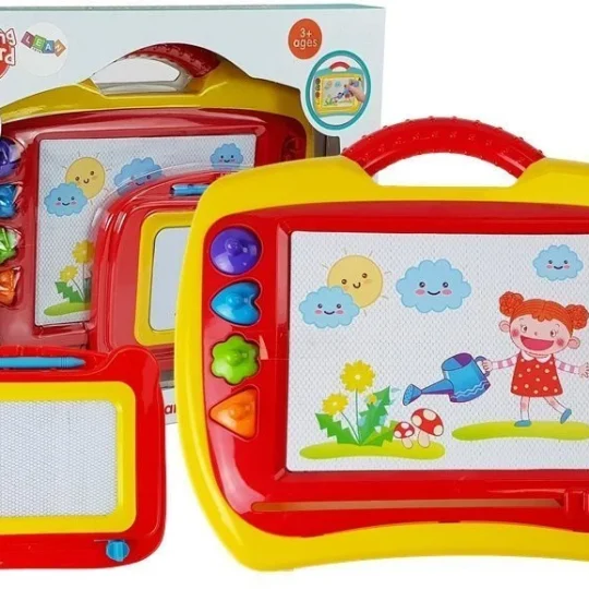Set Od 2 Magnetske Ploče S žigovima, Plava I žuta 1