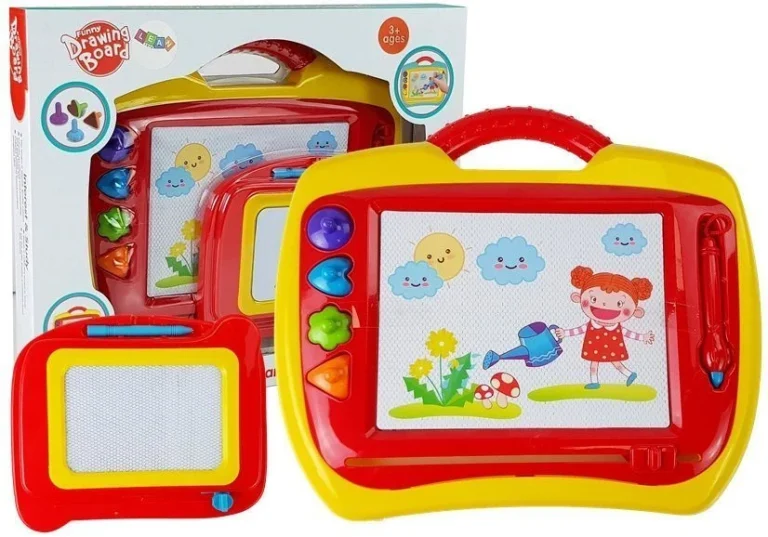 Set Od 2 Magnetske Ploče S žigovima, Plava I žuta 1