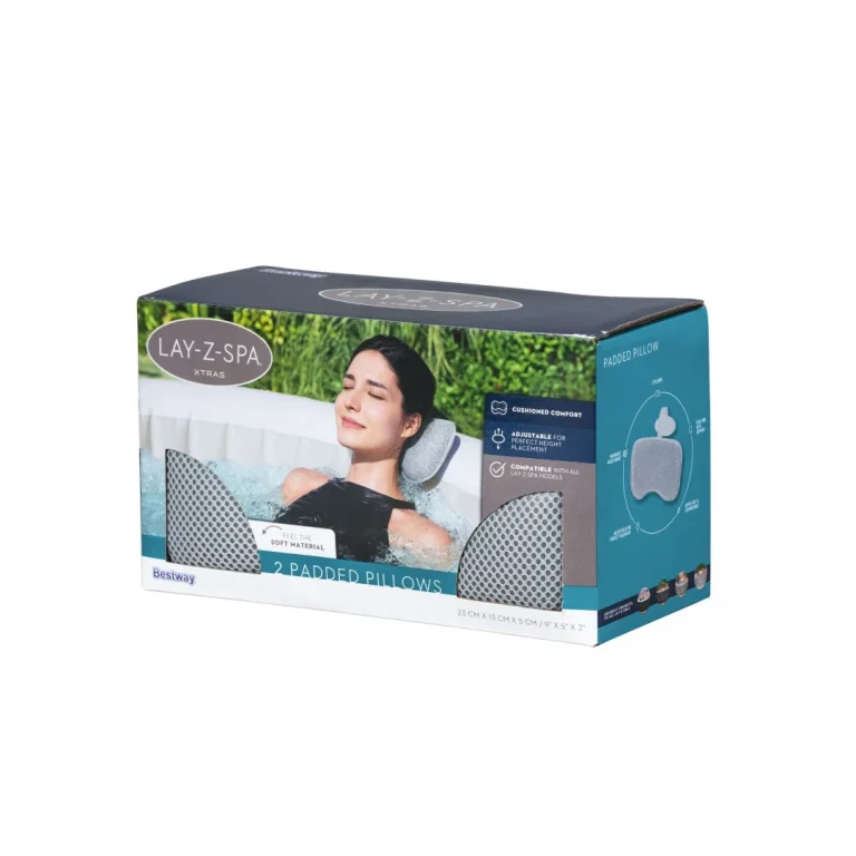 Set Od 2 Mekana Jastuka Za Glavu Za Lay Z Spa Jacuzzi Bestway 13