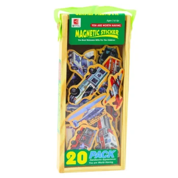 Set Od 20 Drvenih Magneta Vozila, Brodova I Aviona 4
