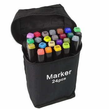 Set Od 24 Dvostranih Alkoholnih Markera Pro Touch, S Torbom 2