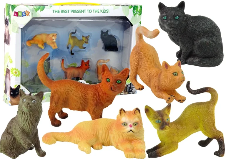 Set Od 6 Figurica Domaćih Mačaka 1