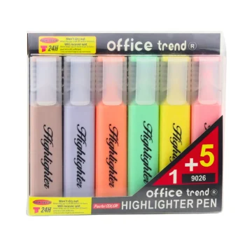 Set Pastelnih Markera Za Bilješke, 6 Komada 3