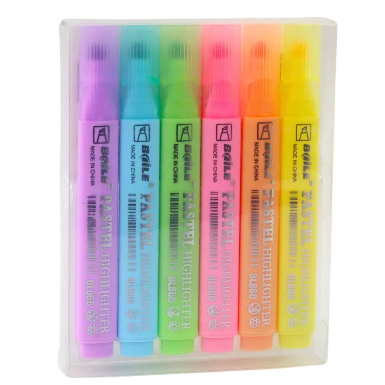 Set Pastelnih Markera Za školu I Ured, 6 Komada 3
