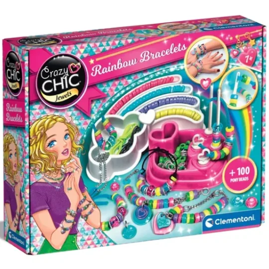 Set Perli Za Narukvice Clementoni 78415 Crazy Chic, 100 Komada 1